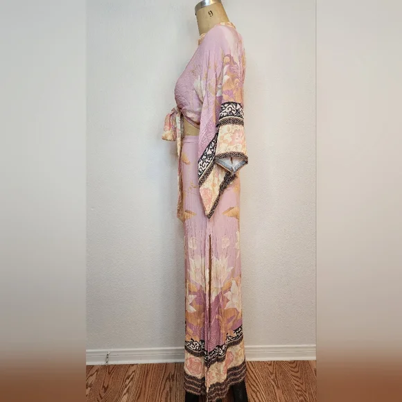 Spell & The Gypsy Pink Cherry Blossom Kimono Set - Picture 9 of 14